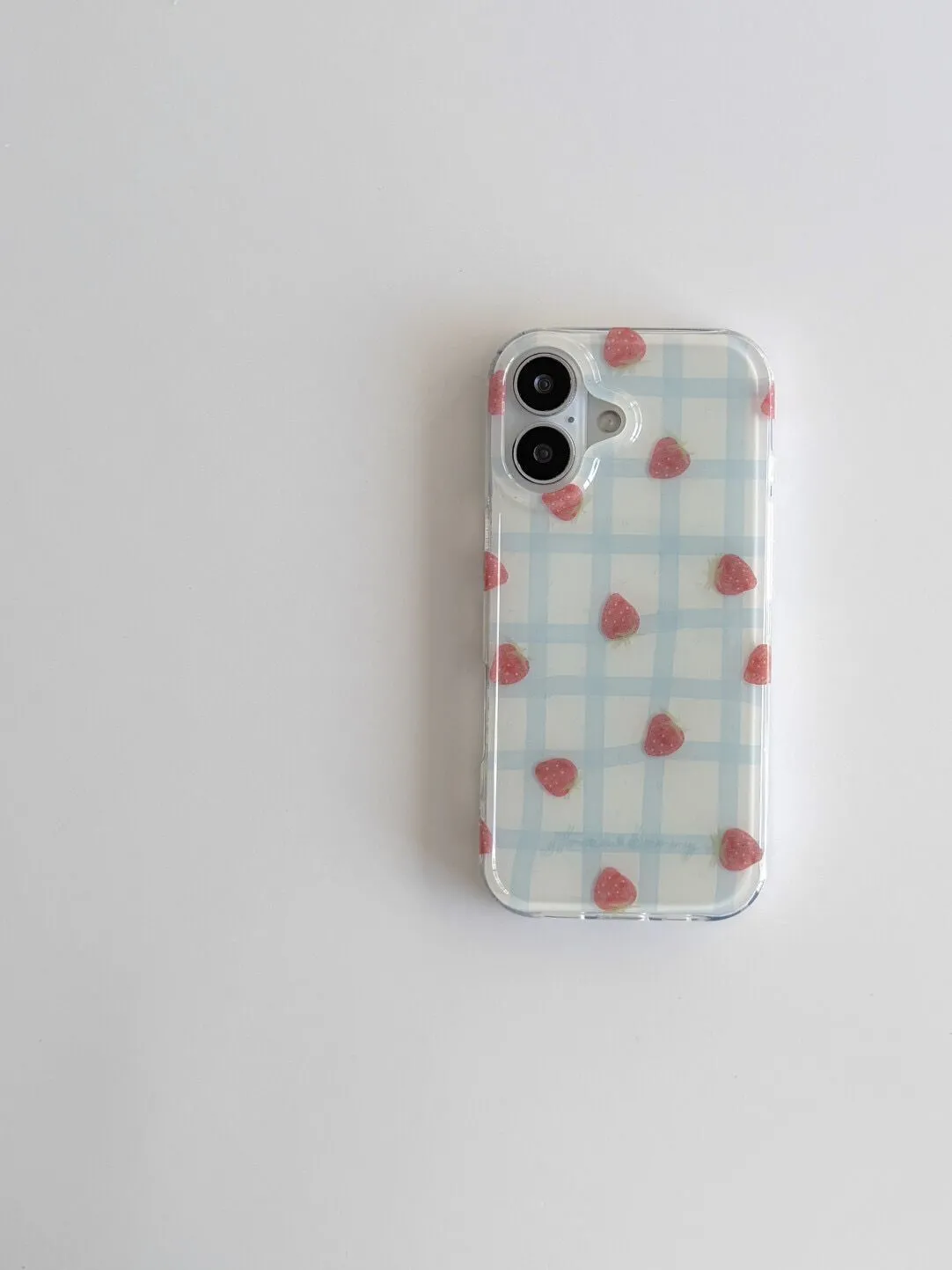 Frische blaue Erdbeer-Grid-Mus – Phone Cases Expensive Bewertung und Preis