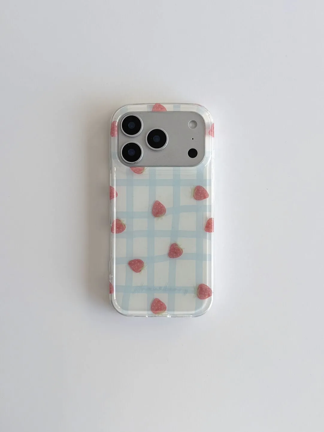 Frische blaue Erdbeer-Grid-Mus – Phone Cases Expensive Bewertung und Preis