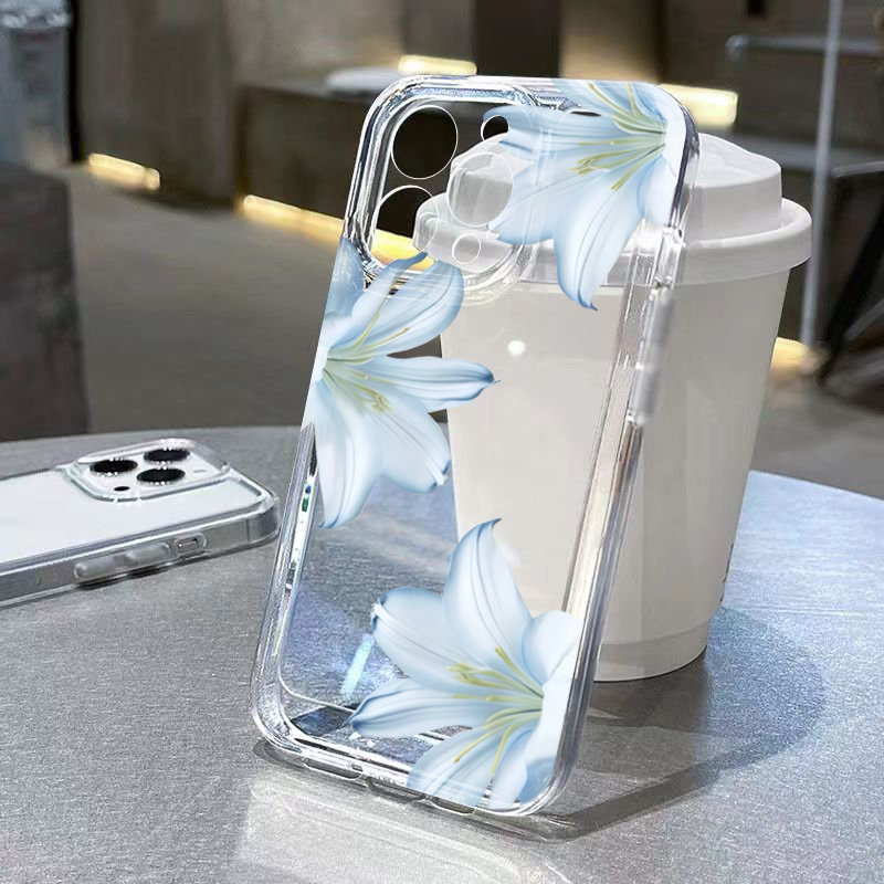 Modische, exquisite weiße Lili – Phone Cases Protective Bewertung und Preis