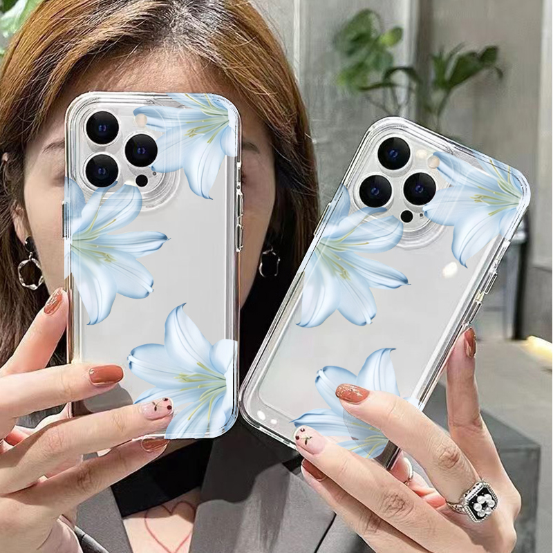Modische, exquisite weiße Lili – Phone Cases Protective Bewertung und Preis