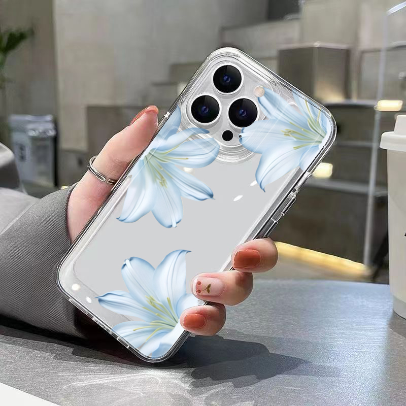 Modische, exquisite weiße Lili – Phone Cases Protective Bewertung und Preis