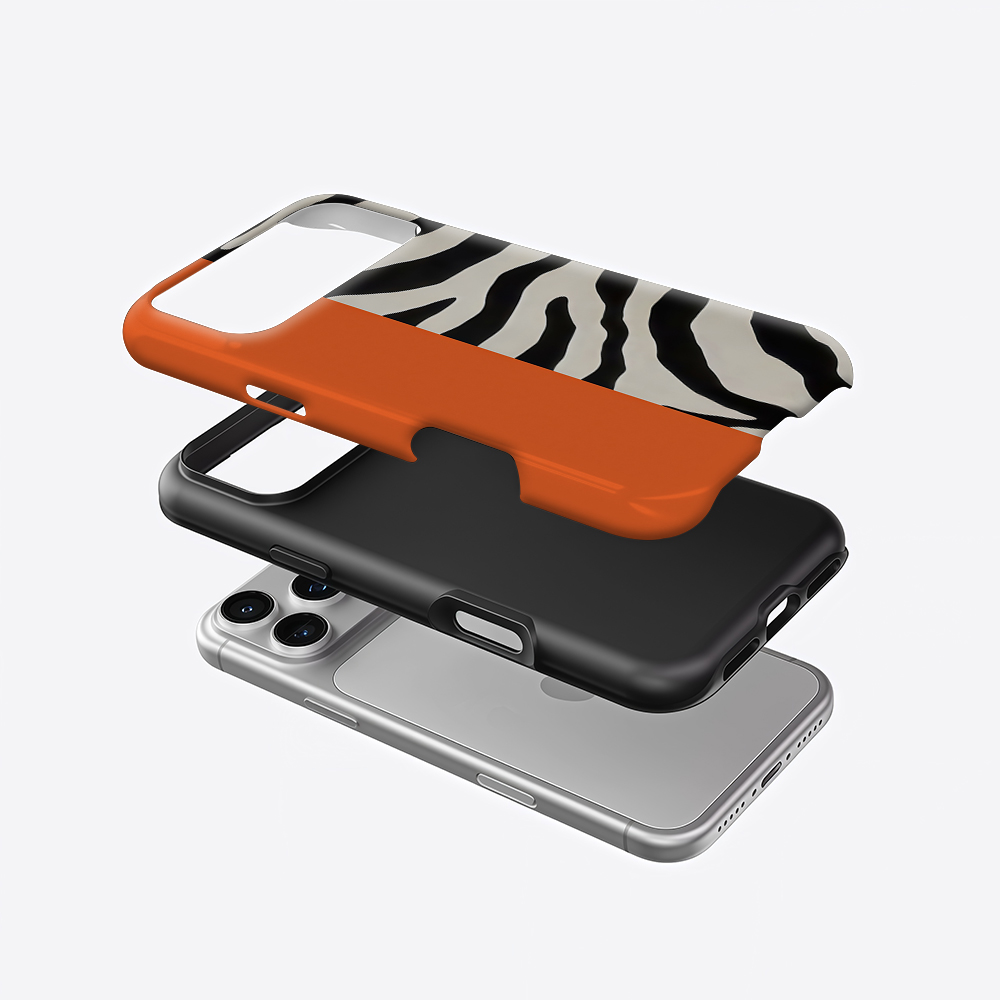 Orange-Schwarze Zebra-Farbbloc – Phone Cases Zebra Bewertung und Preis