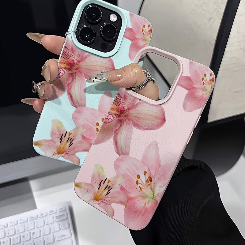 Pink Lily Lychee Textur Handyh – Phone Cases Galaxy S25 Bewertung und Preis