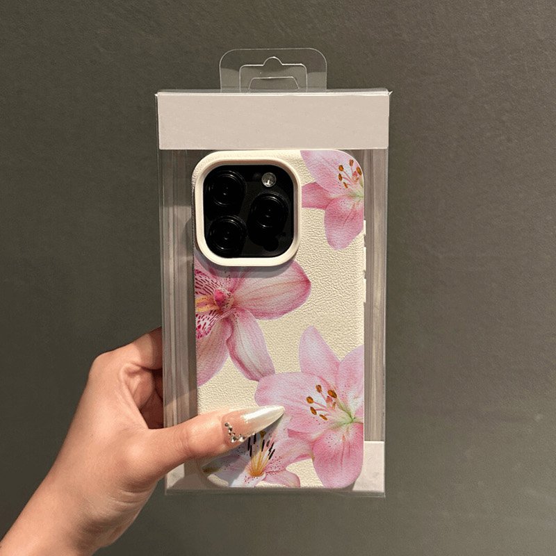 Pink Lily Lychee Textur Handyh – Phone Cases Galaxy S25 Bewertung und Preis
