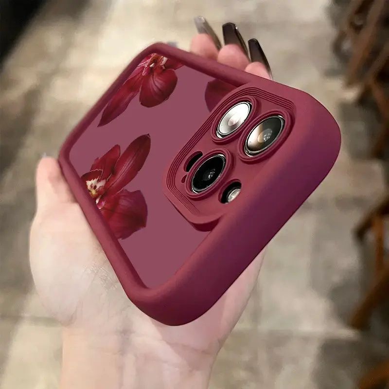 Weinrote Orchideenblüten-Handy – Phone Cases Protective Bewertung und Preis