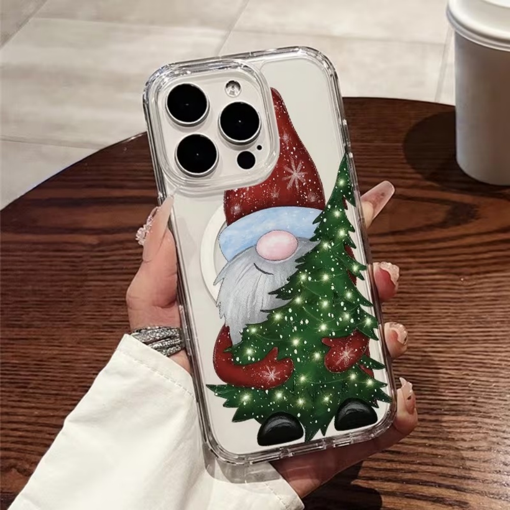 Niedlicher Weihnachtsmann mit  – Phone Cases With Magnet Bewertung und Preis