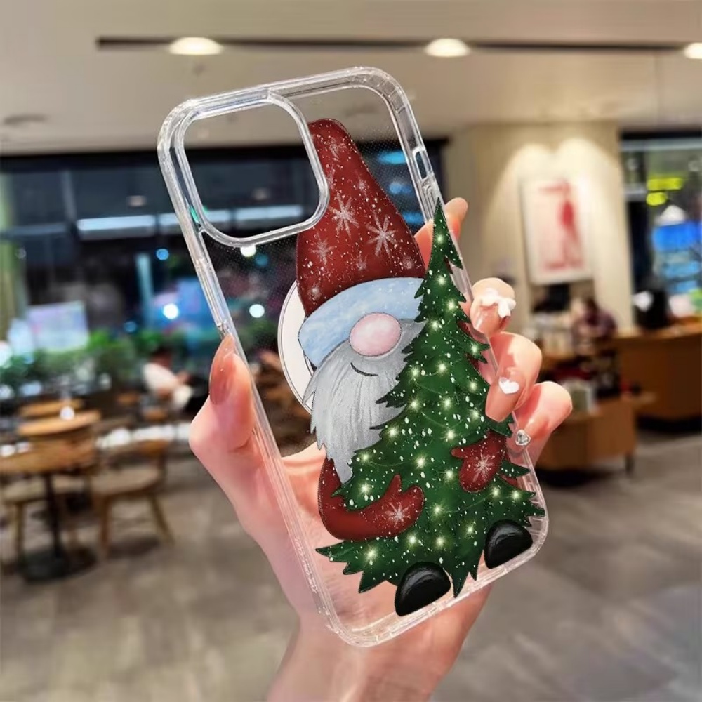 Niedlicher Weihnachtsmann mit  – Phone Cases With Magnet Bewertung und Preis