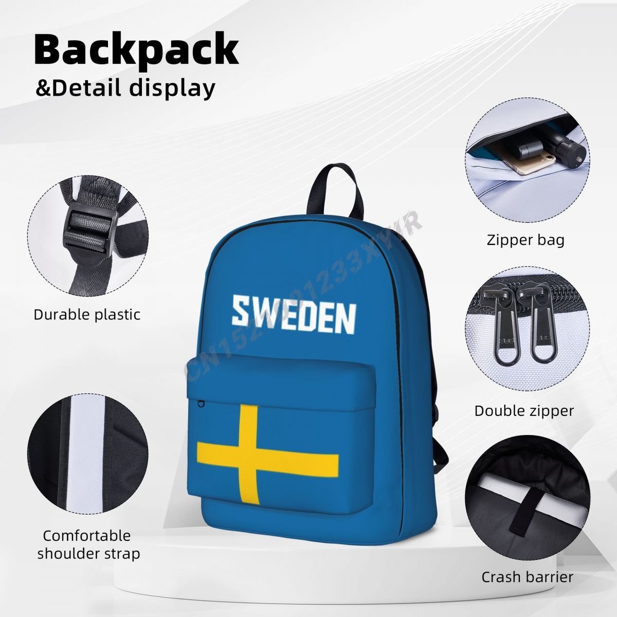 Unisex Rucksack Schweden Flagg – Phone Cases Sweden Bewertung und Preis