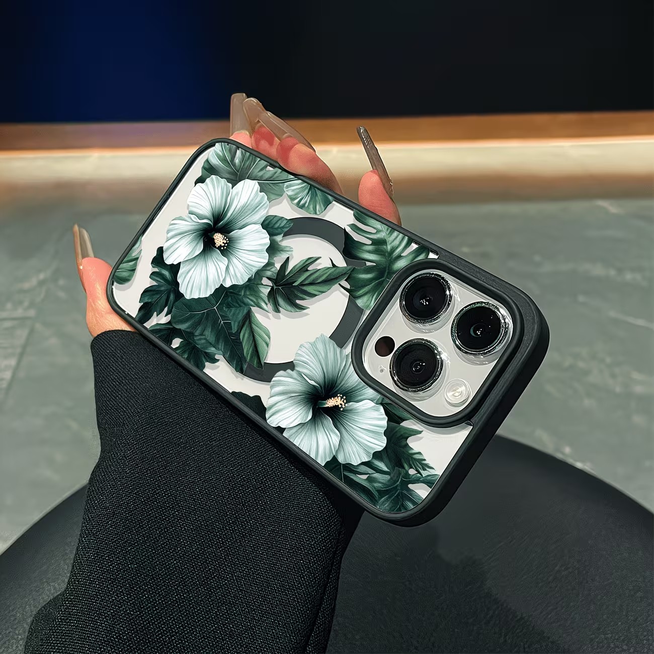 Grüne Blumenmuster Handyhülle  – Phone Cases Protective Bewertung und Preis