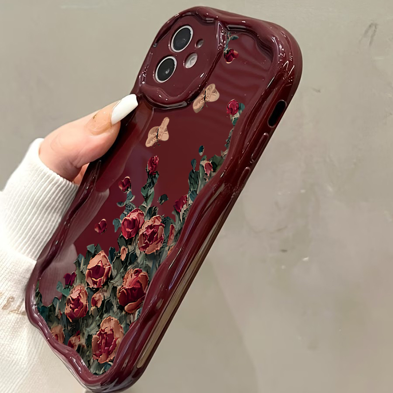 Retro Ölgemälde Blumenmuster H – Phone Cases Expensive Bewertung und Preis
