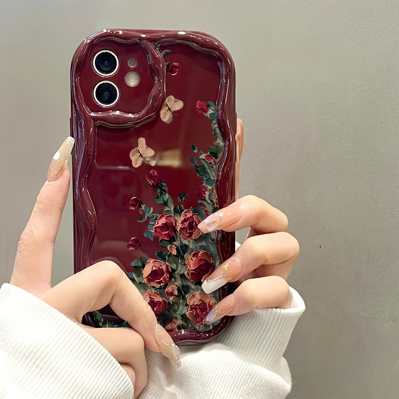 Retro Ölgemälde Blumenmuster H – Phone Cases Expensive Bewertung und Preis