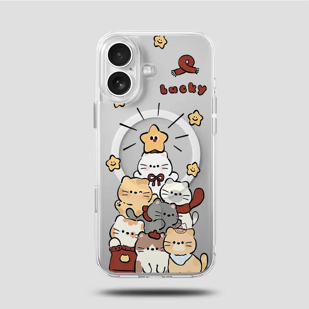 Niedliche Cartoon-Kätzchen-Dru – Phone Cases Iphone 17 Pro Bewertung und Preis