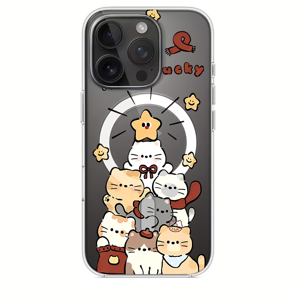 Niedliche Cartoon-Kätzchen-Dru – Phone Cases Iphone 17 Pro Bewertung und Preis
